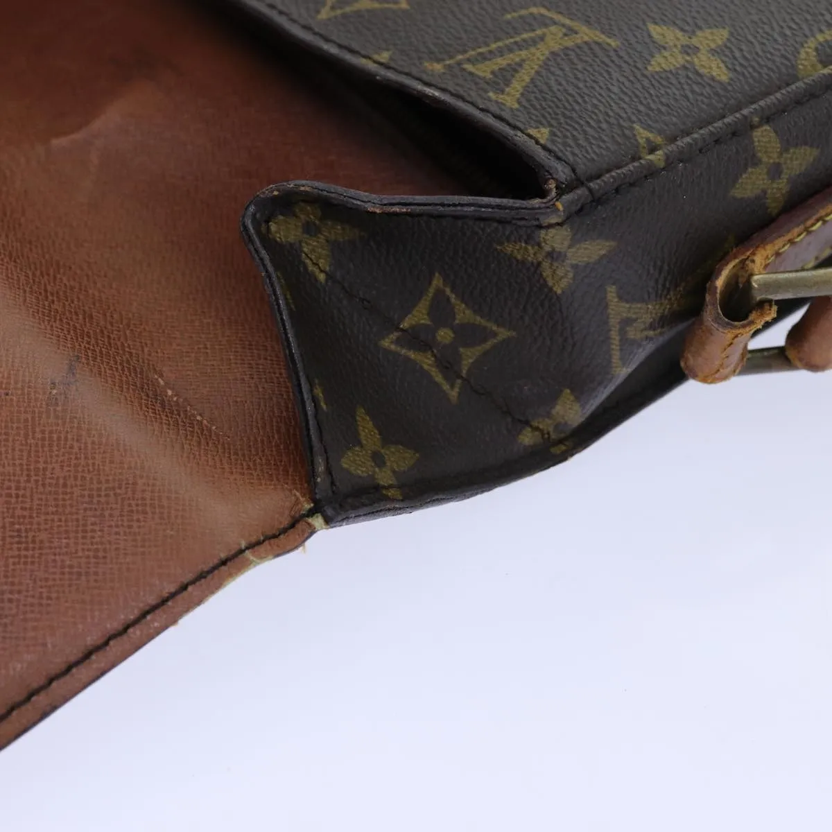 LOUIS VUITTON Monogram Saint Cloud GM Shoulder Bag M51242 LV 70697