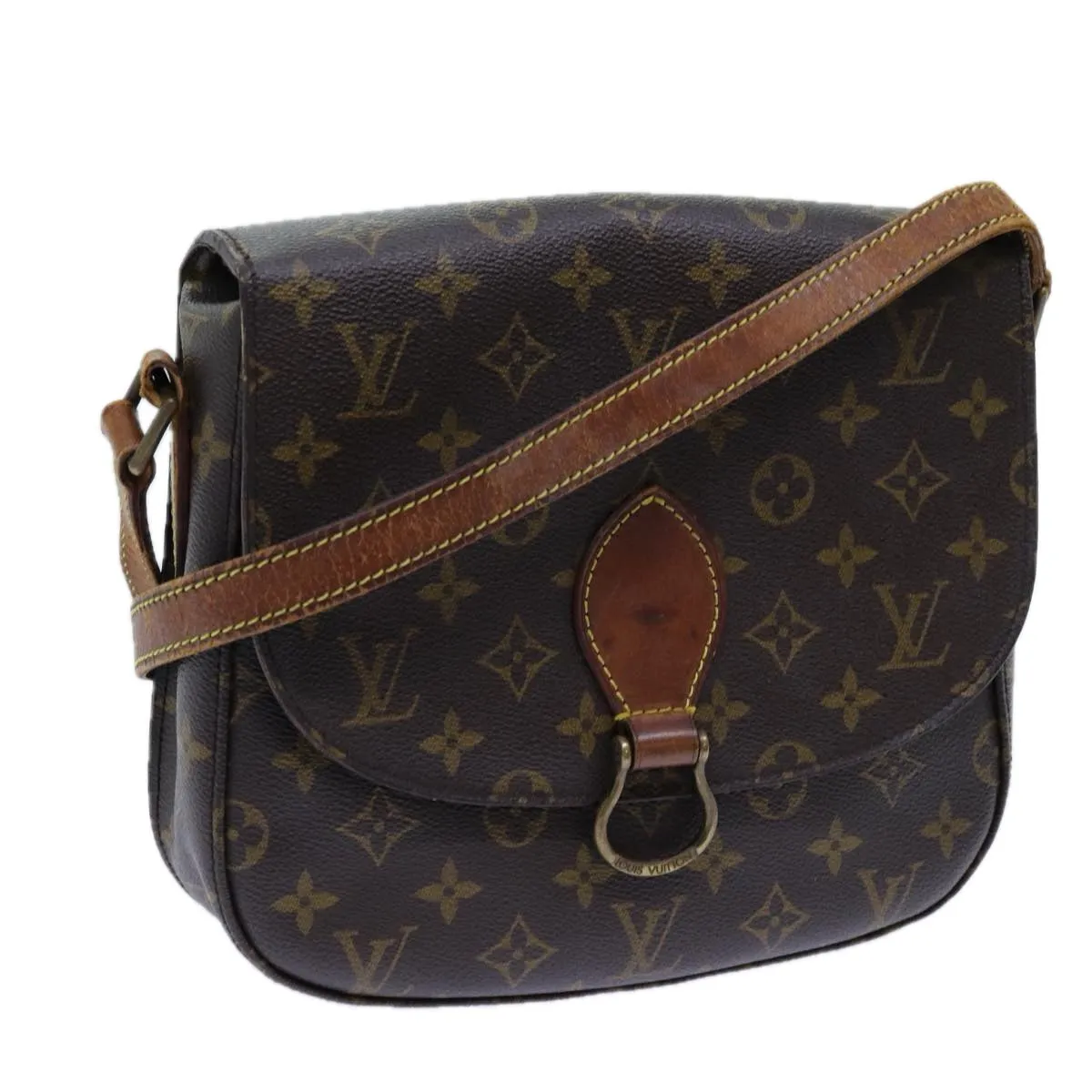 LOUIS VUITTON Monogram Saint Cloud GM Shoulder Bag M51242 LV 70697