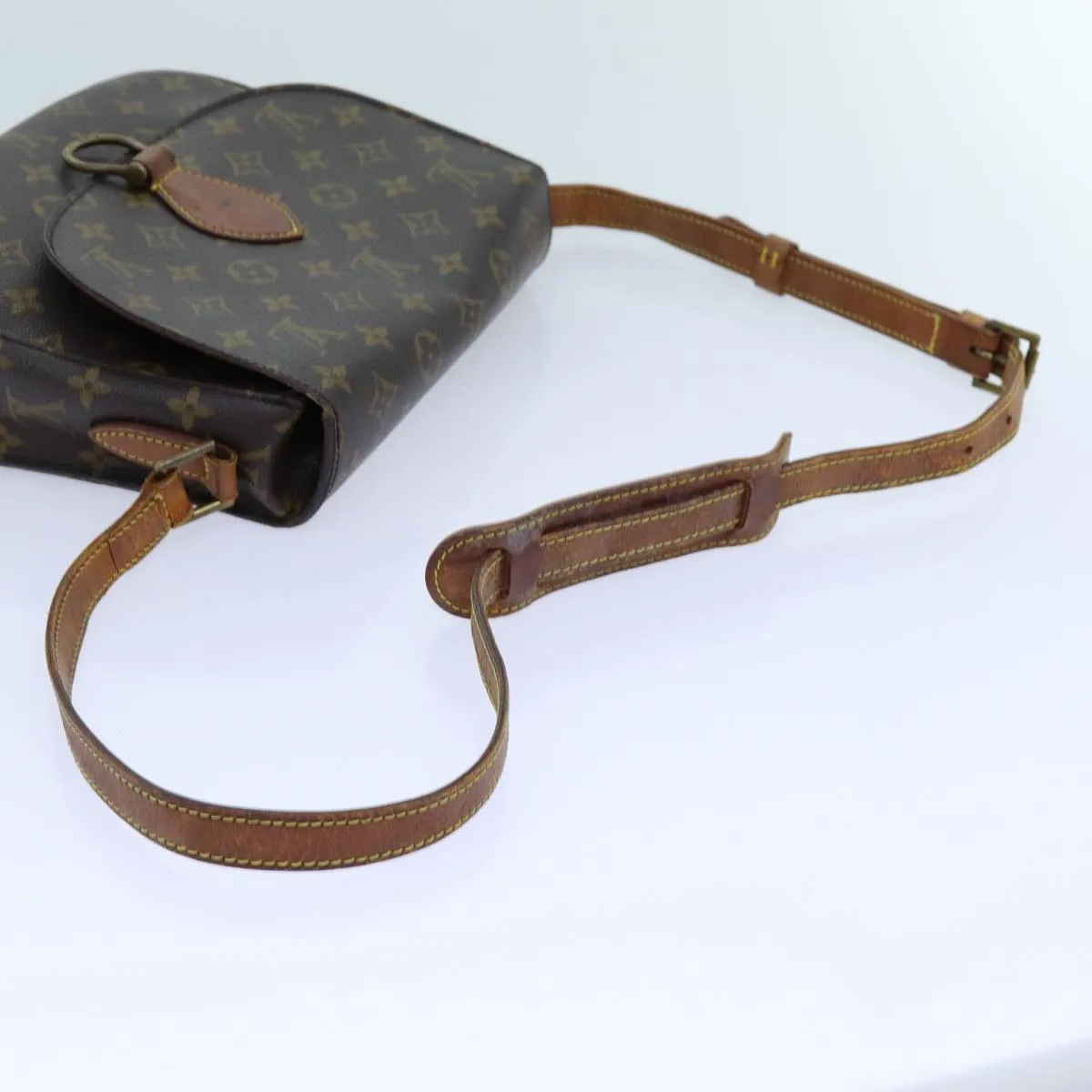 LOUIS VUITTON Monogram Saint Cloud GM Shoulder Bag M51242 LV 70697