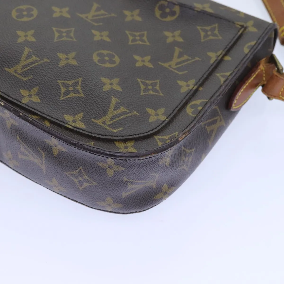 LOUIS VUITTON Monogram Saint Cloud GM Shoulder Bag M51242 LV 70697