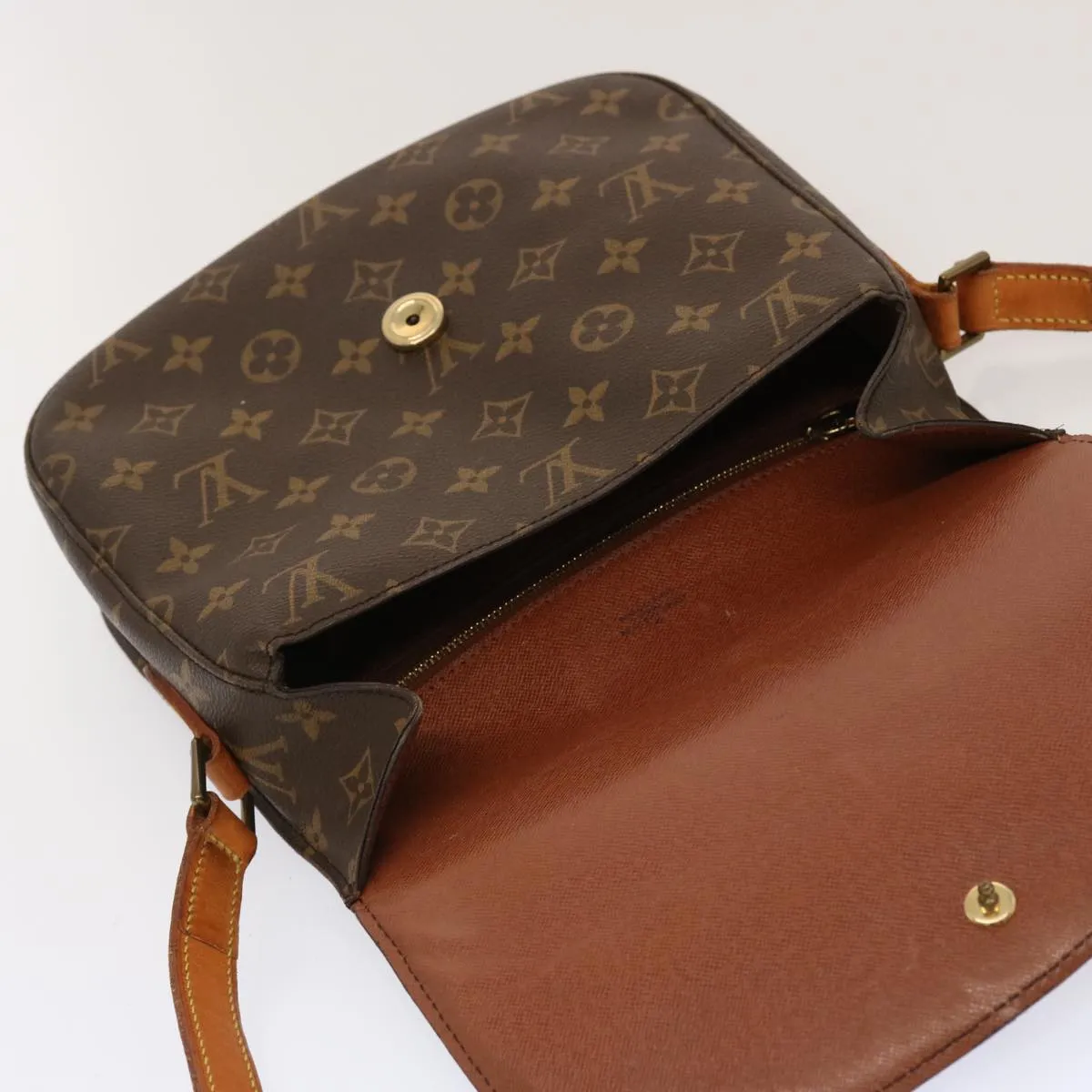 LOUIS VUITTON Monogram Saint Cloud GM Shoulder Bag M51242 LV 71158