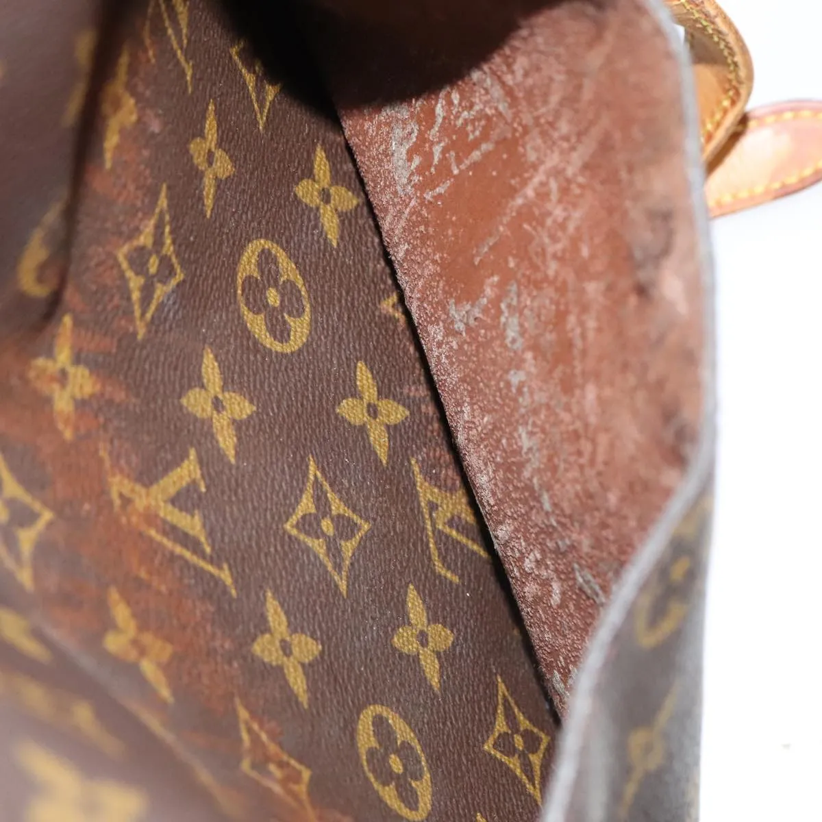 LOUIS VUITTON Monogram Saint Cloud GM Shoulder Bag M51242 LV 89655