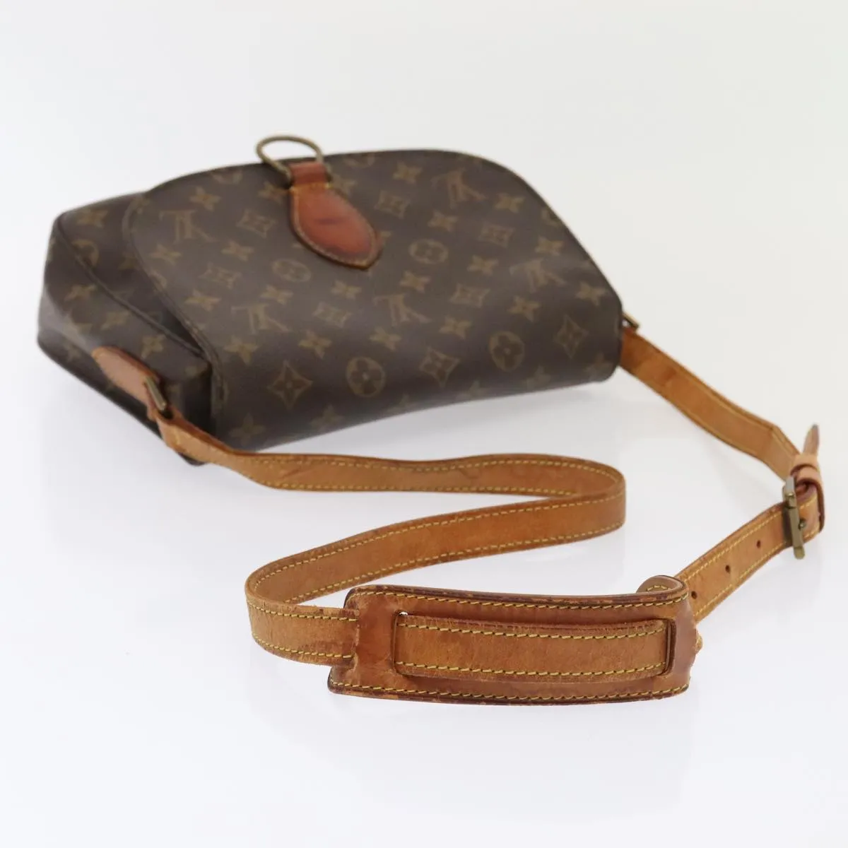 LOUIS VUITTON Monogram Saint Cloud GM Shoulder Bag M51242 LV 89655
