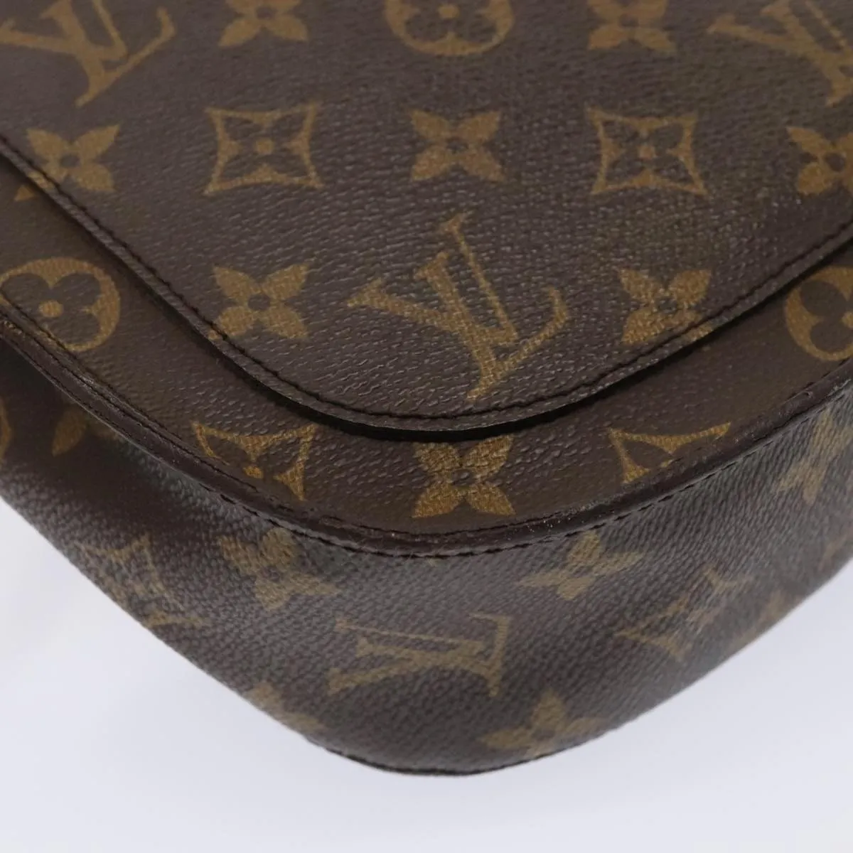 LOUIS VUITTON Monogram Saint Cloud GM Shoulder Bag M51242 LV 89655