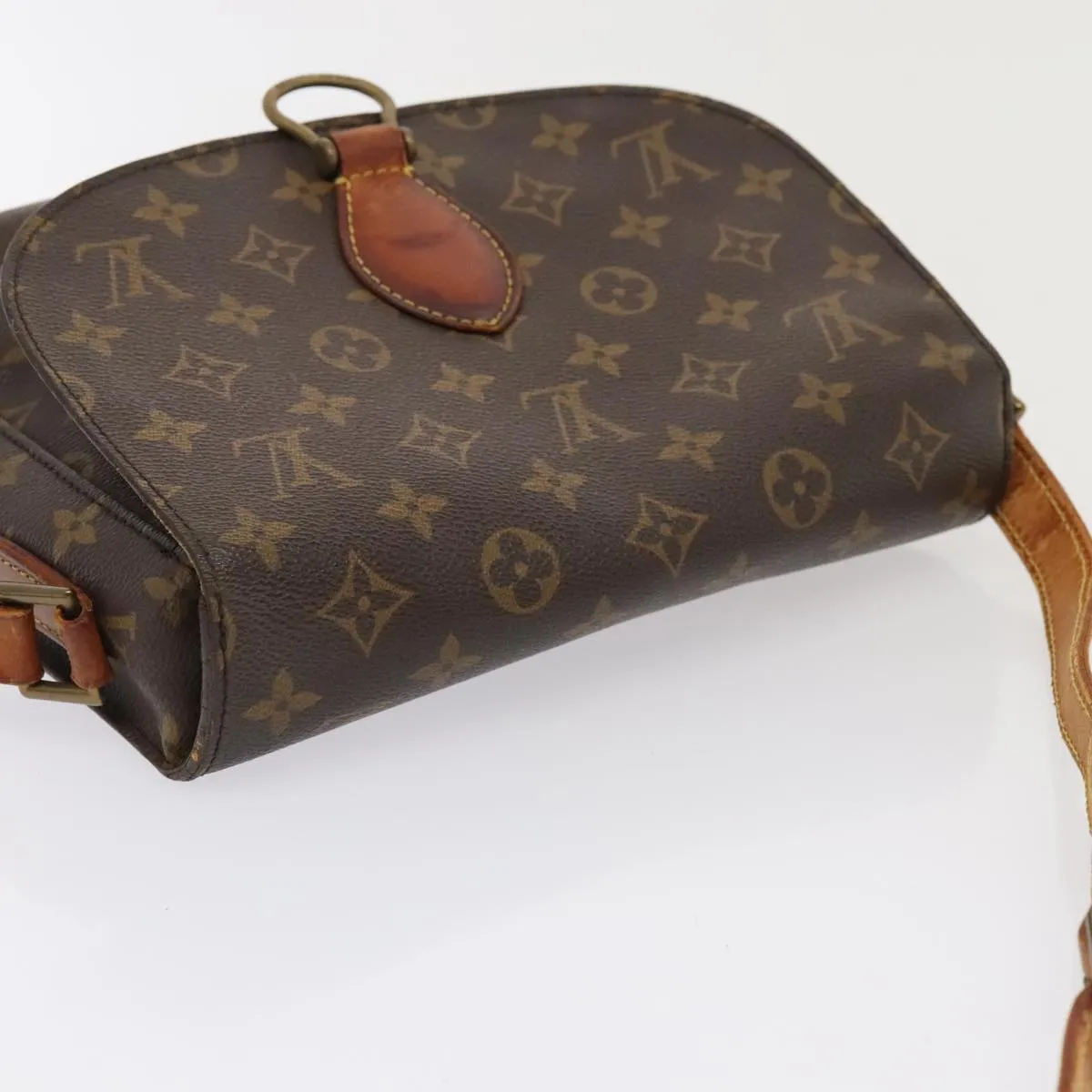 LOUIS VUITTON Monogram Saint Cloud GM Shoulder Bag M51242 LV 89655