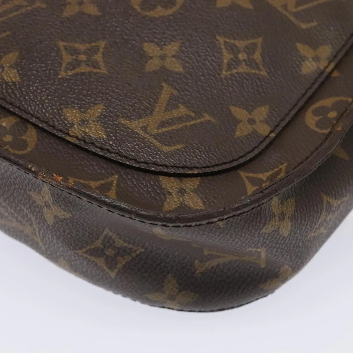 LOUIS VUITTON Monogram Saint Cloud GM Shoulder Bag M51242 LV 89655