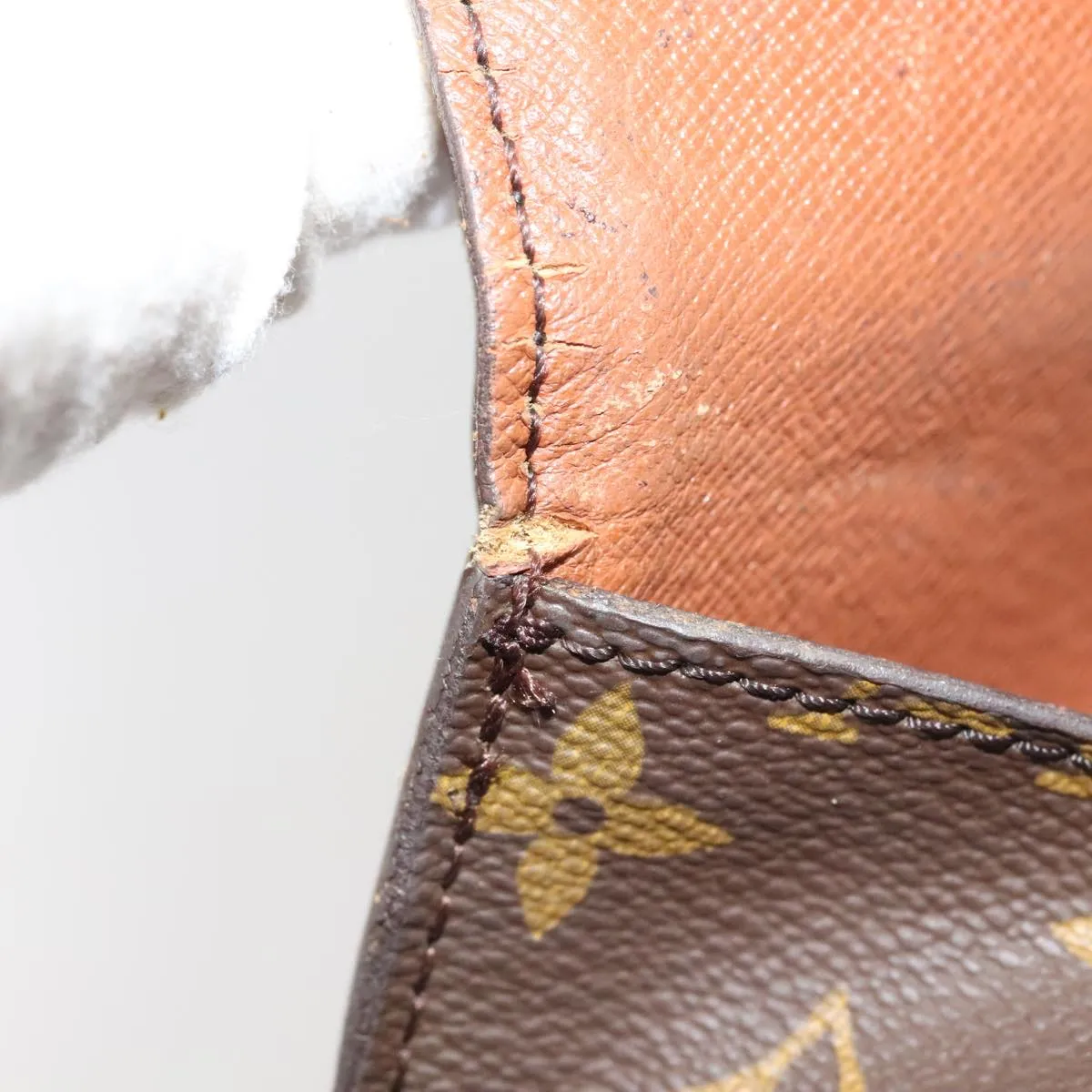 LOUIS VUITTON Monogram Saint Cloud GM Shoulder Bag M51242 LV 89655