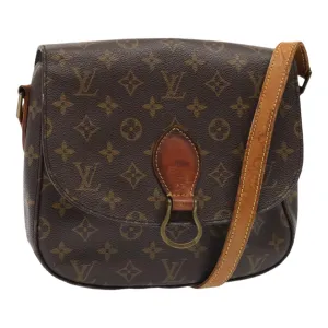 LOUIS VUITTON Monogram Saint Cloud GM Shoulder Bag M51242 LV 89655