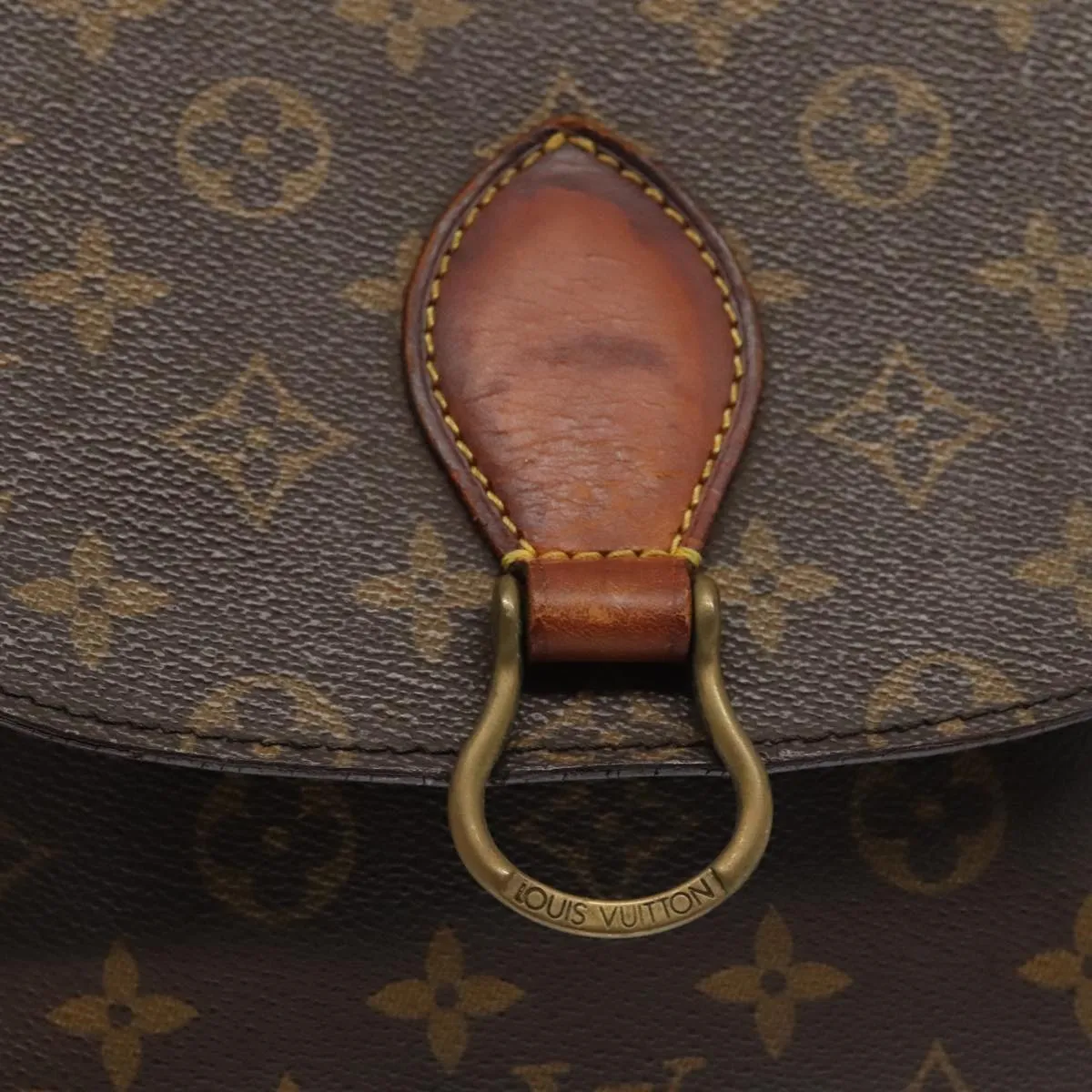 LOUIS VUITTON Monogram Saint Cloud GM Shoulder Bag M51242 LV 89655