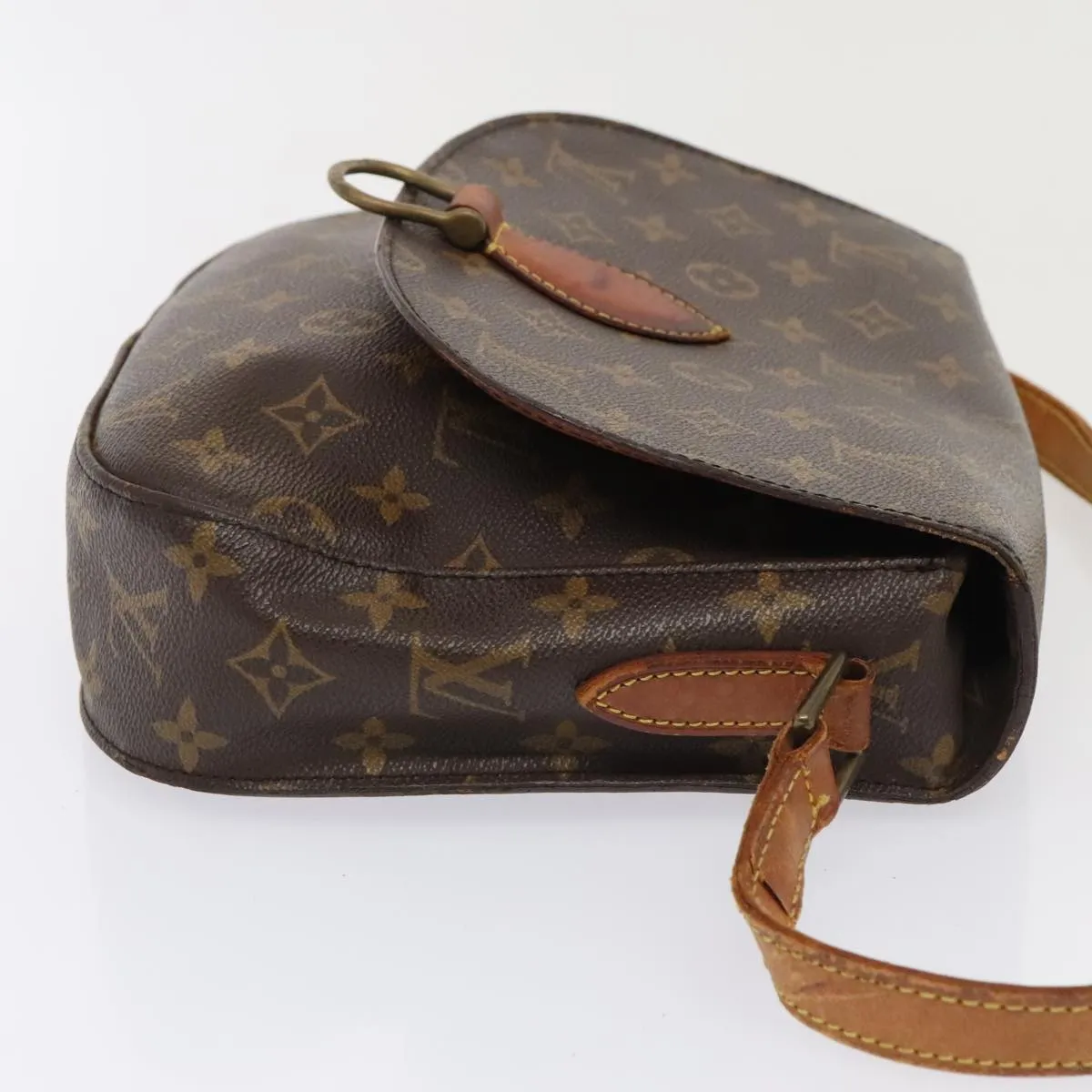LOUIS VUITTON Monogram Saint Cloud GM Shoulder Bag M51242 LV 89655