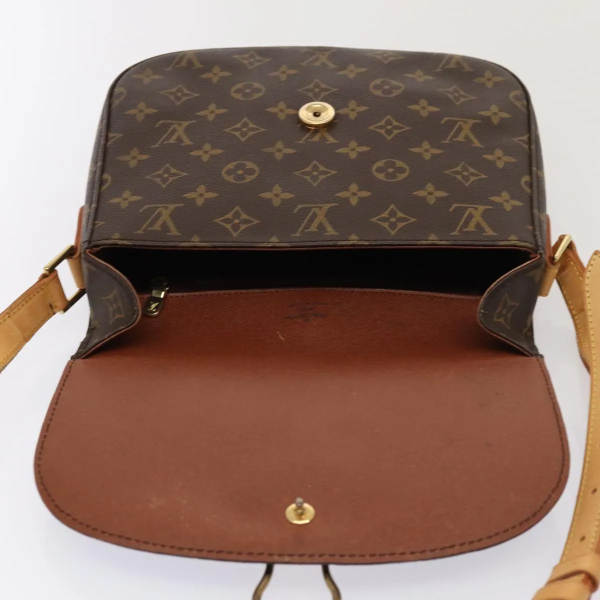 LOUIS VUITTON Monogram Saint Cloud GM Shoulder Bag M51242 LV ep5045