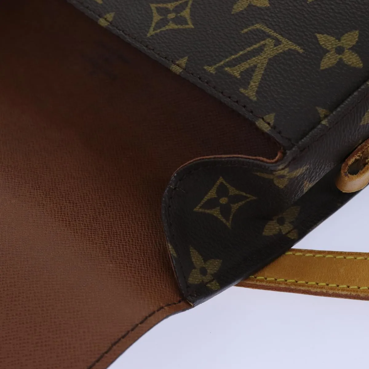 LOUIS VUITTON Monogram Saint Cloud GM Shoulder Bag M51242 LV yk11794