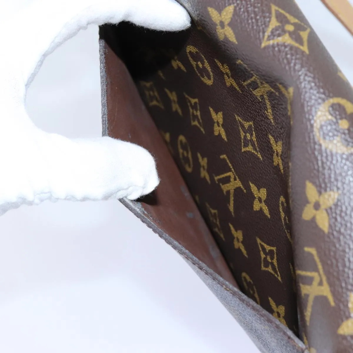 LOUIS VUITTON Monogram Saint Cloud GM Shoulder Bag M51242 LV yk11794