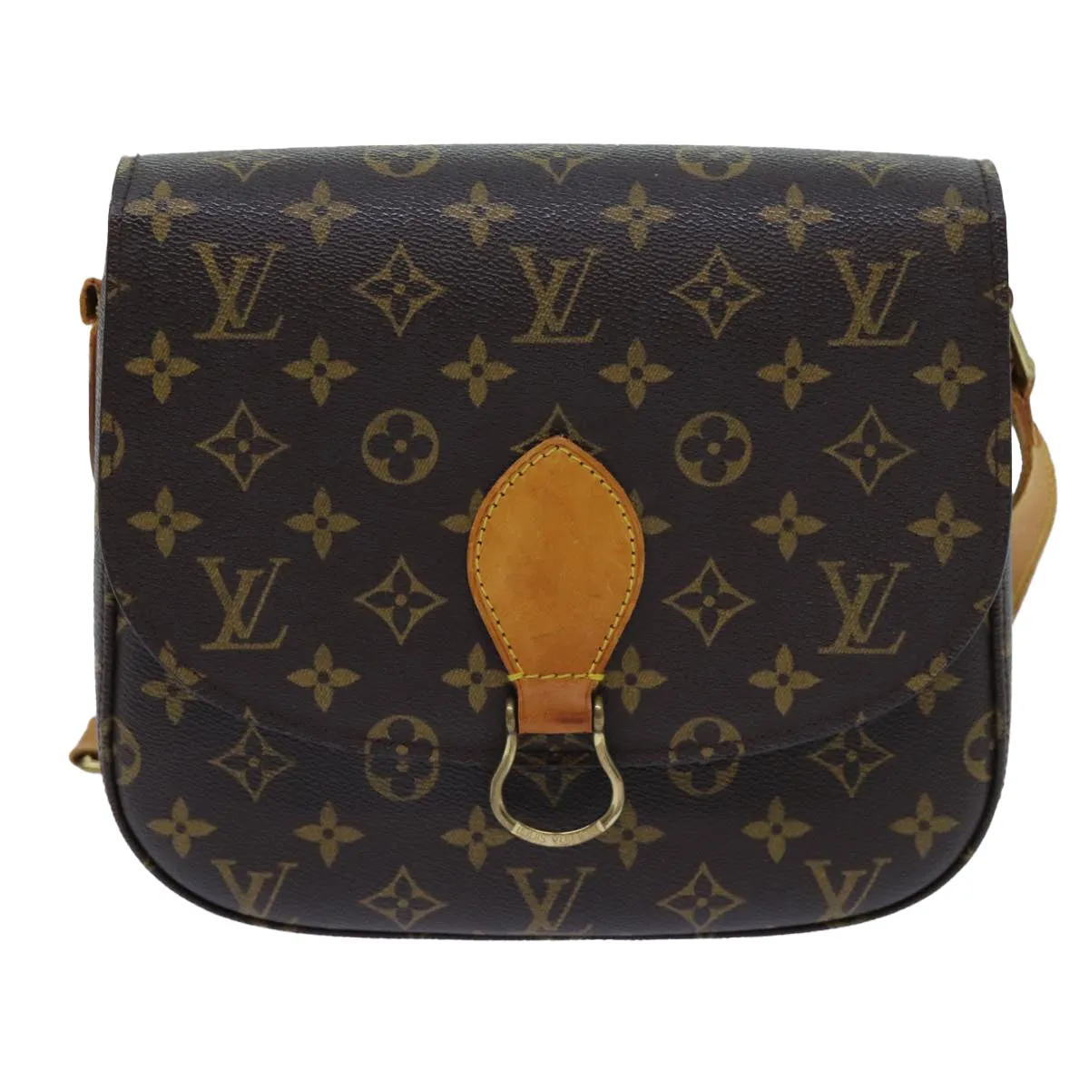LOUIS VUITTON Monogram Saint Cloud GM Shoulder Bag M51242 LV yk11794
