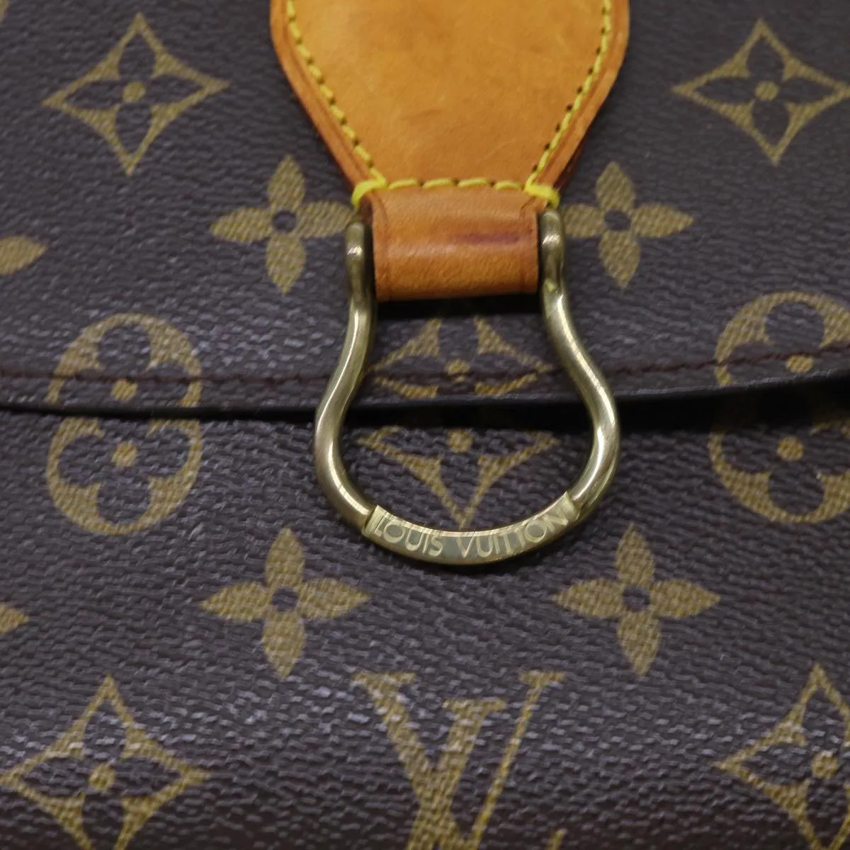 LOUIS VUITTON Monogram Saint Cloud GM Shoulder Bag M51242 LV yk11794