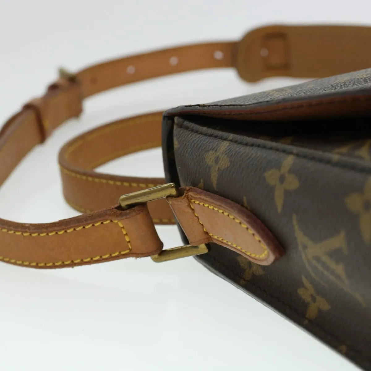 LOUIS VUITTON Monogram Saint Cloud GM Shoulder Bag M51242 LV yk6761