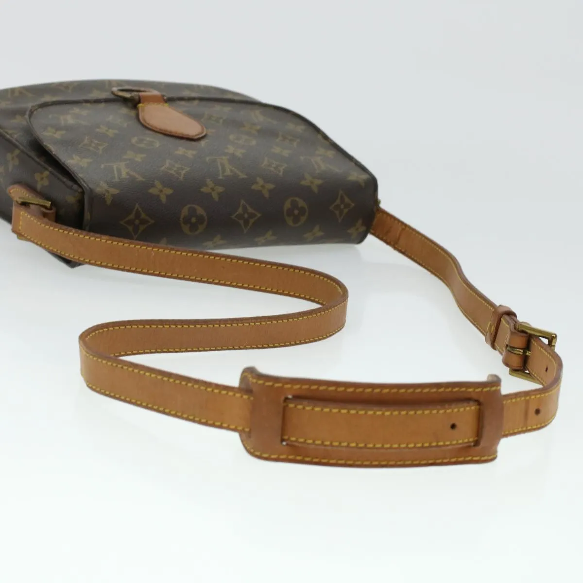LOUIS VUITTON Monogram Saint Cloud GM Shoulder Bag M51242 LV yk6761