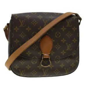 LOUIS VUITTON Monogram Saint Cloud GM Shoulder Bag M51242 LV yk6761