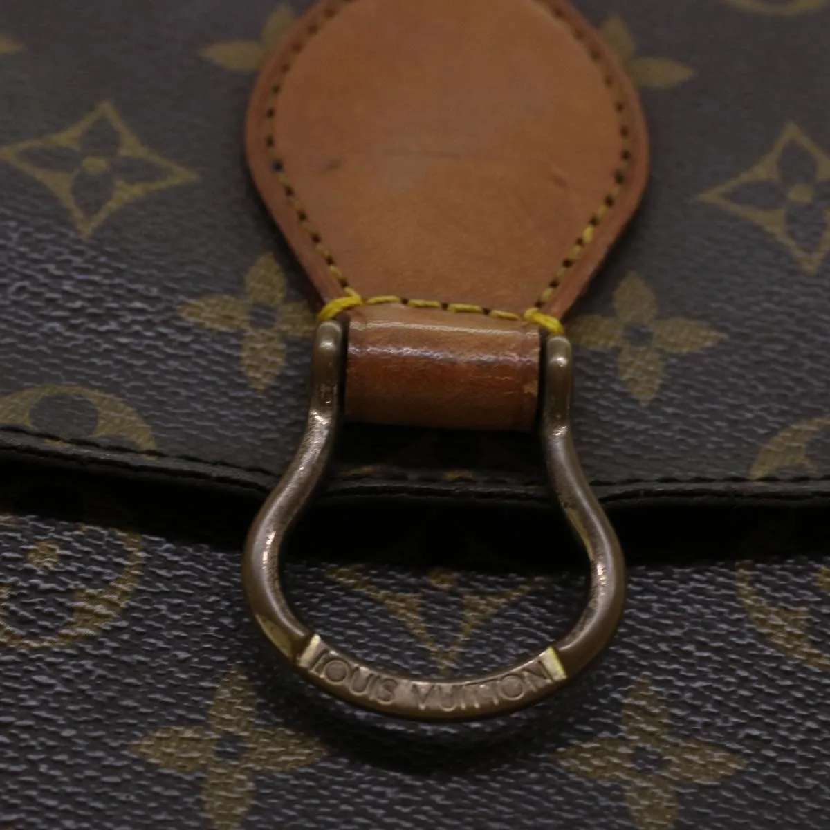 LOUIS VUITTON Monogram Saint Cloud GM Shoulder Bag M51242 LV yk6761