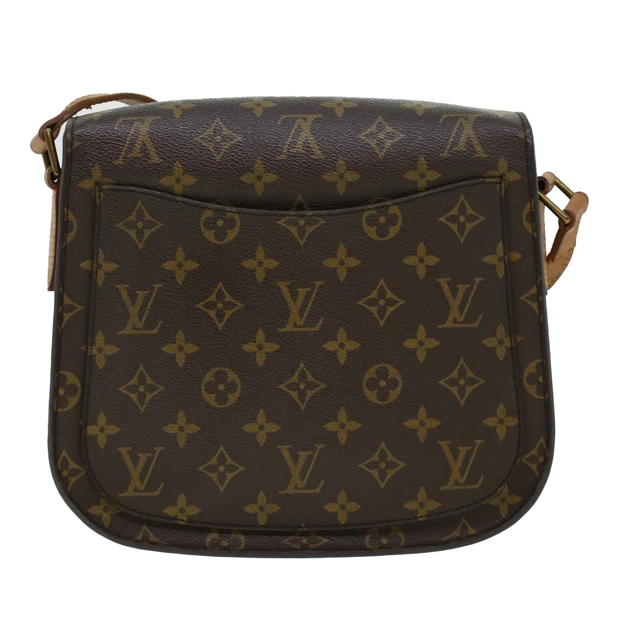 LOUIS VUITTON Monogram Saint Cloud GM Shoulder Bag M51242 LV yk6761