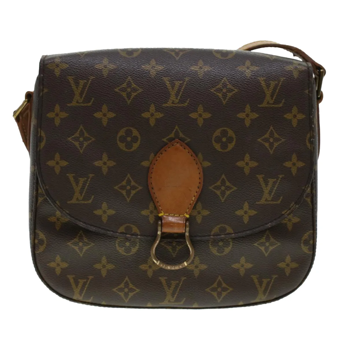 LOUIS VUITTON Monogram Saint Cloud GM Shoulder Bag M51242 LV yk6761