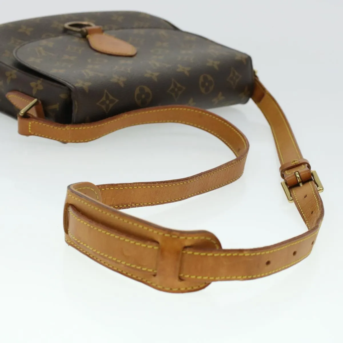 LOUIS VUITTON Monogram Saint Cloud GM Shoulder Bag M51242 LV yk6762