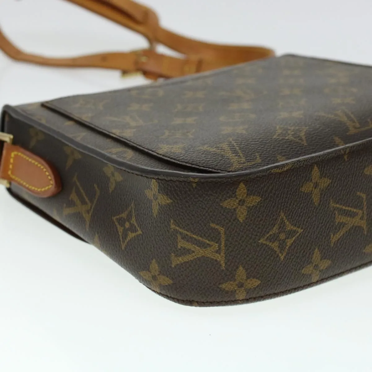 LOUIS VUITTON Monogram Saint Cloud GM Shoulder Bag M51242 LV yk6762