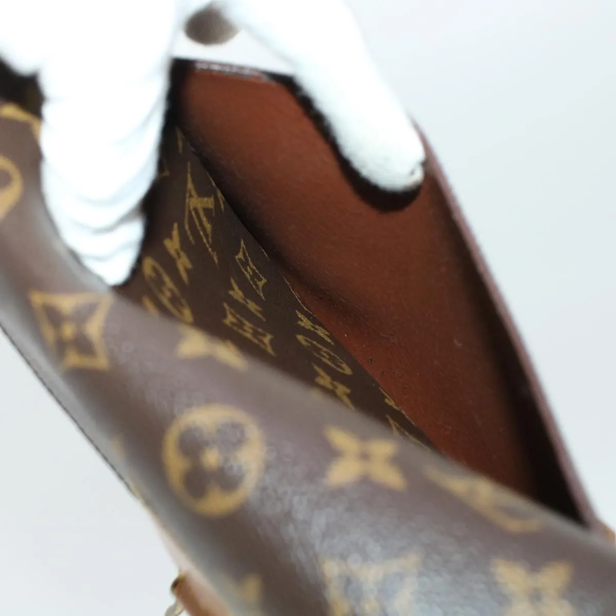 LOUIS VUITTON Monogram Saint Cloud GM Shoulder Bag M51242 LV yk6762