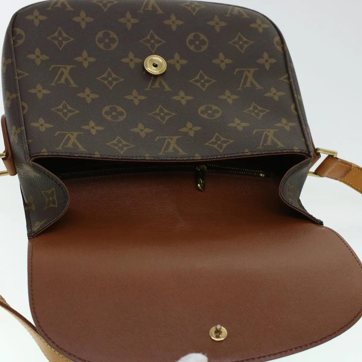 LOUIS VUITTON Monogram Saint Cloud GM Shoulder Bag M51242 LV yk6762