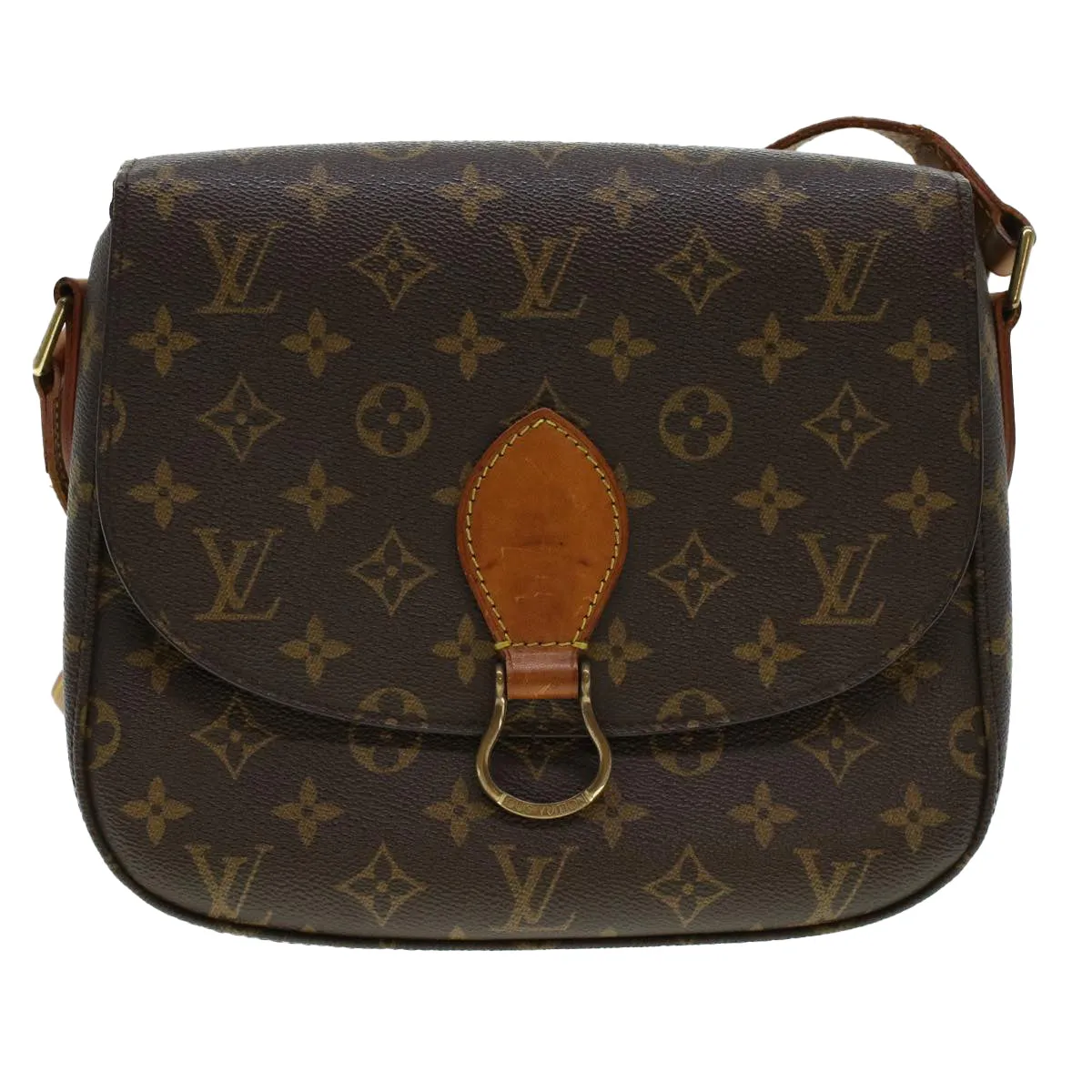 LOUIS VUITTON Monogram Saint Cloud GM Shoulder Bag M51242 LV yk6762
