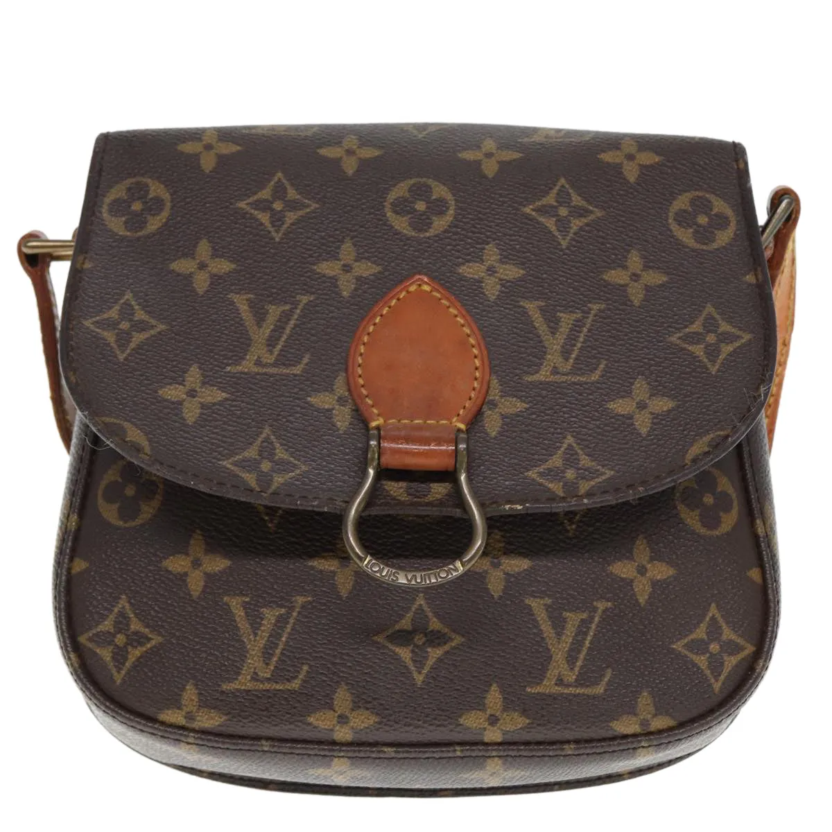 LOUIS VUITTON Monogram Saint Cloud MM Shoulder Bag M51243 LV ep4428