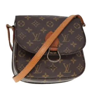 LOUIS VUITTON Monogram Saint Cloud MM Shoulder Bag M51243 LV ep4428