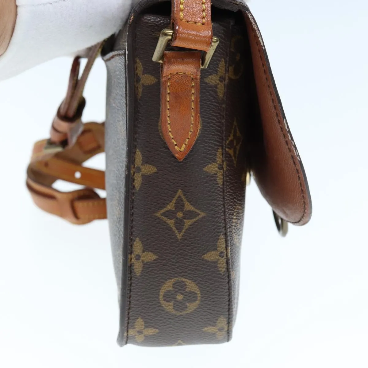 LOUIS VUITTON Monogram Saint Cloud MM Shoulder Bag M51243 LV ep4428