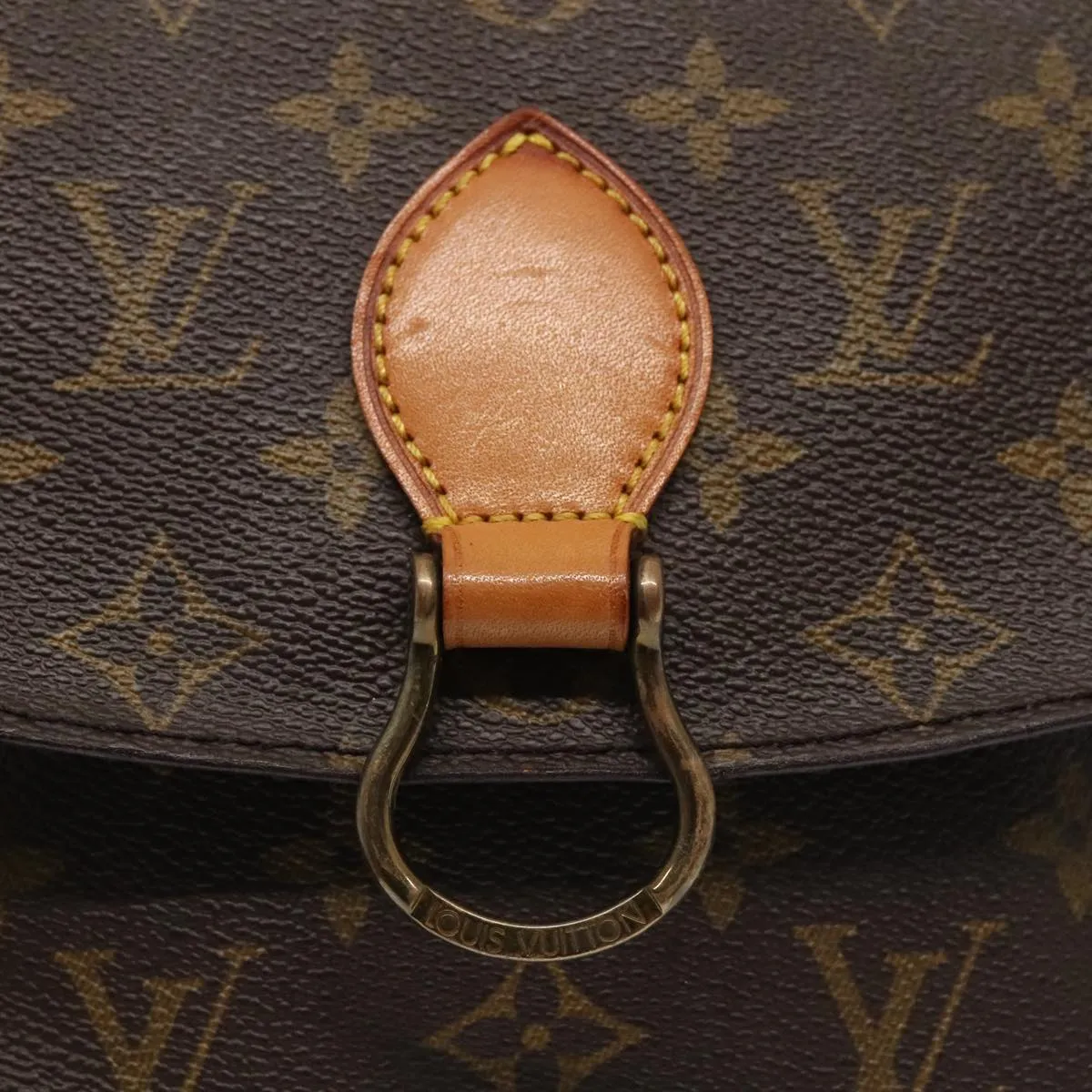 LOUIS VUITTON Monogram Saint Cloud MM Shoulder Bag M51243 LV yk14933