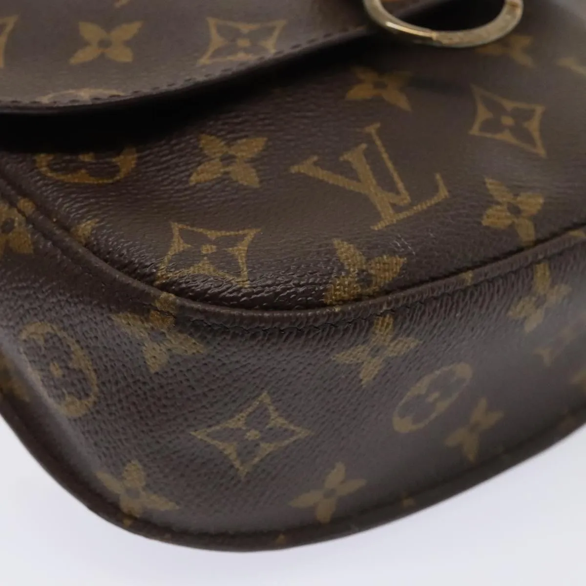 LOUIS VUITTON Monogram Saint Cloud MM Shoulder Bag M51243 LV yk14933