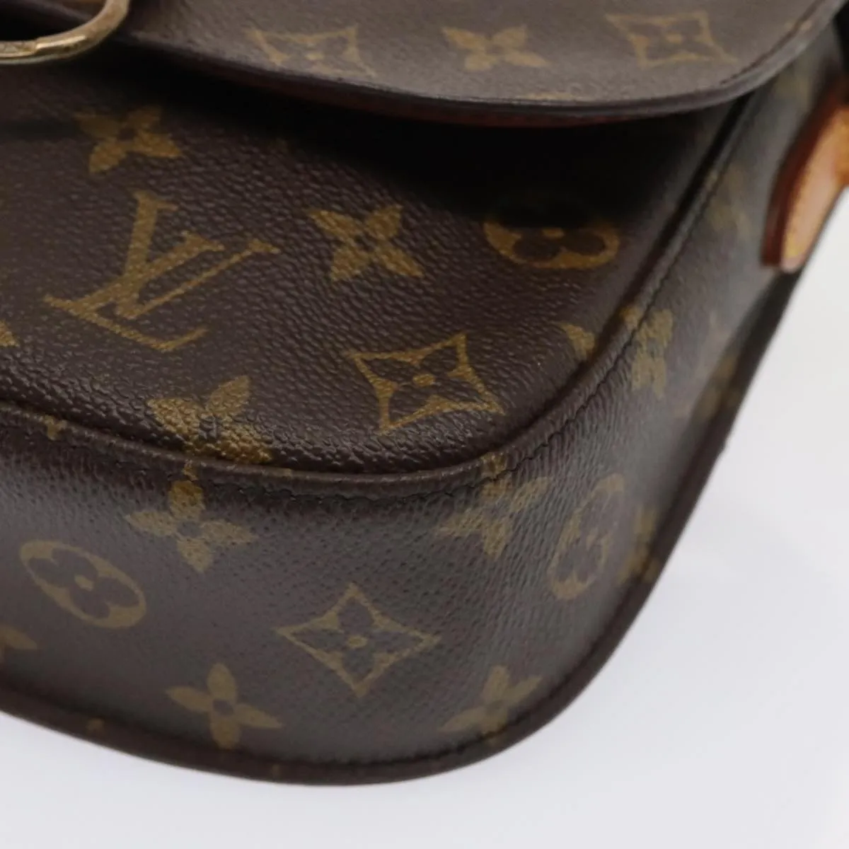 LOUIS VUITTON Monogram Saint Cloud MM Shoulder Bag M51243 LV yk14933