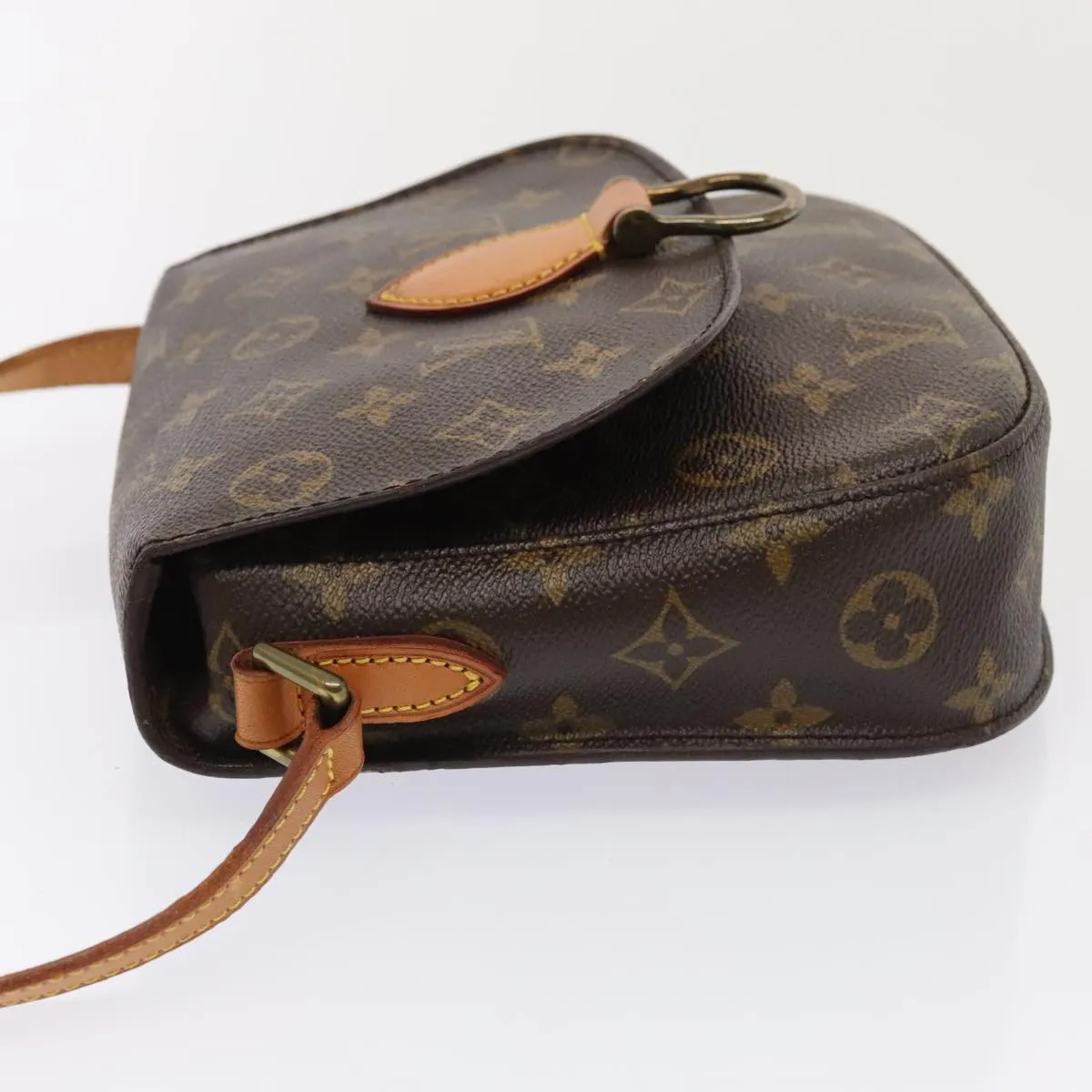 LOUIS VUITTON Monogram Saint Cloud MM Shoulder Bag M51243 LV yk14933