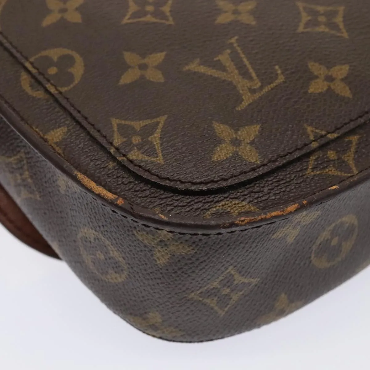 LOUIS VUITTON Monogram Saint Cloud MM Shoulder Bag M51243 LV yk14933