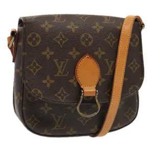 LOUIS VUITTON Monogram Saint Cloud MM Shoulder Bag M51243 LV yk14933