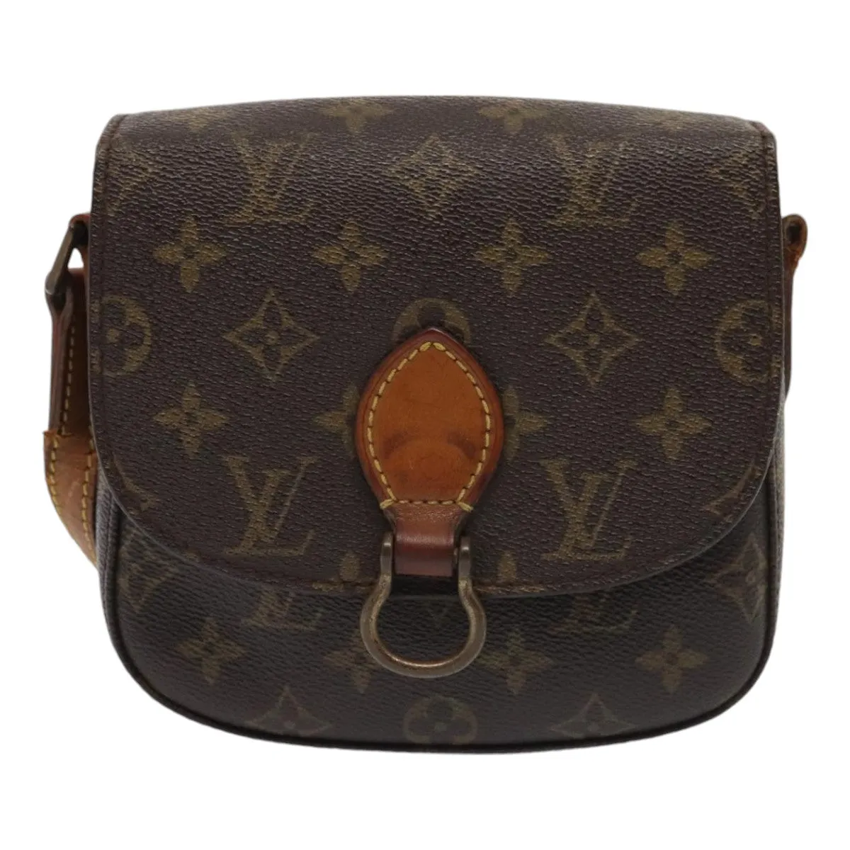 LOUIS VUITTON Monogram Saint Cloud MM Shoulder Bag Vintage M51243 LV 90526