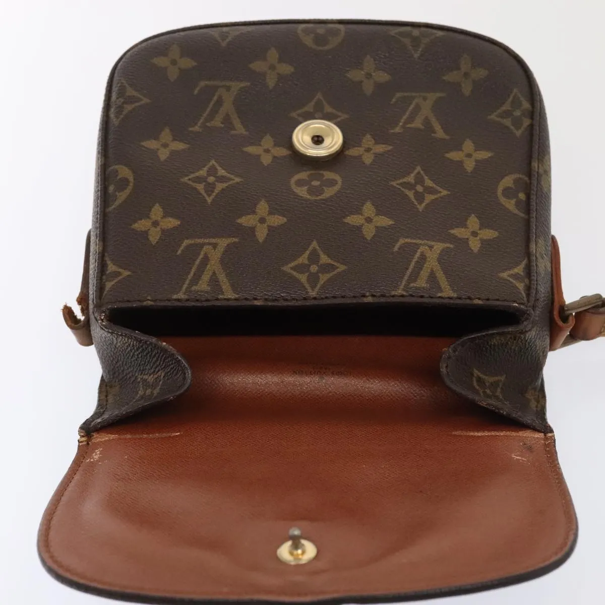 LOUIS VUITTON Monogram Saint Cloud MM Shoulder Bag Vintage M51243 LV 90526