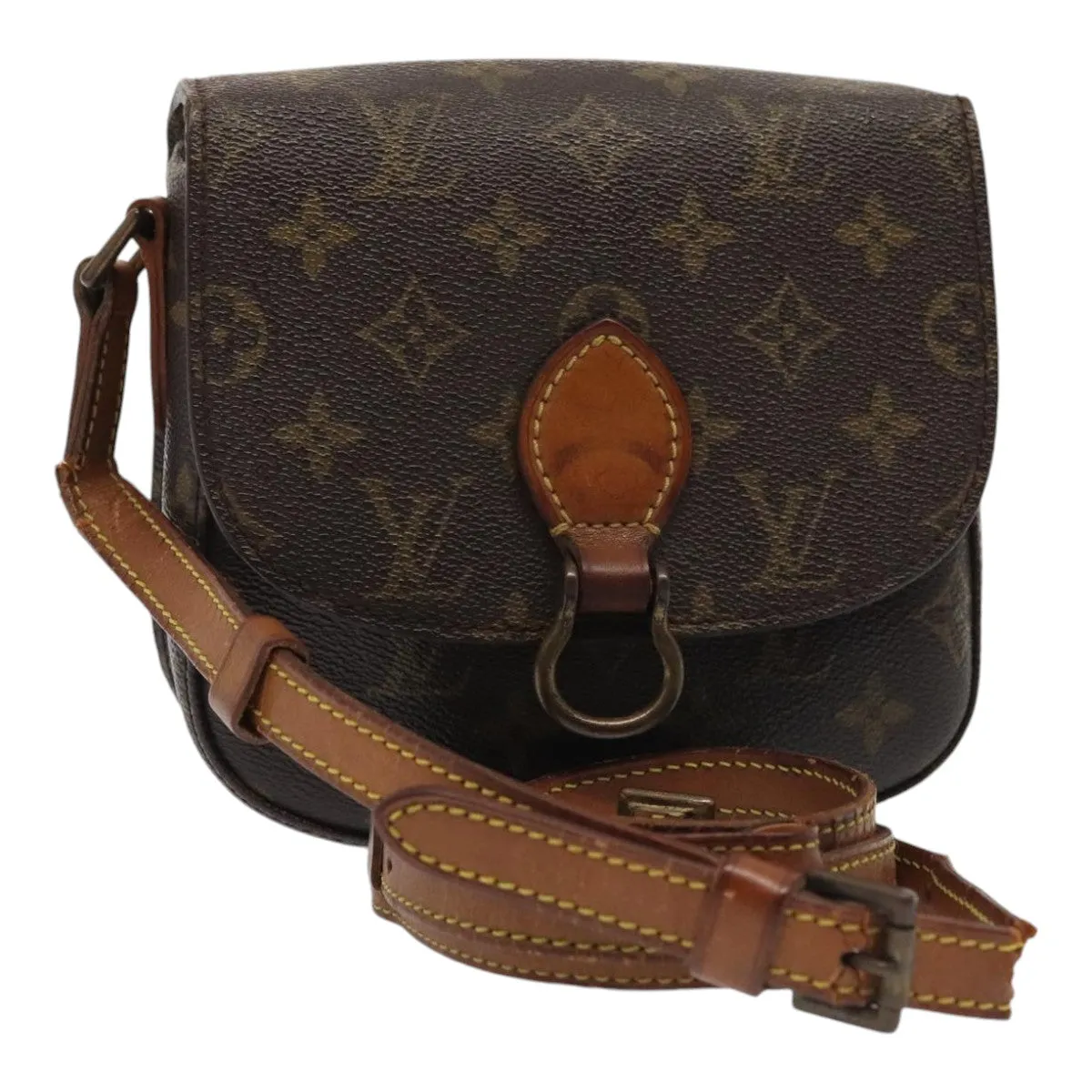 LOUIS VUITTON Monogram Saint Cloud MM Shoulder Bag Vintage M51243 LV 90526