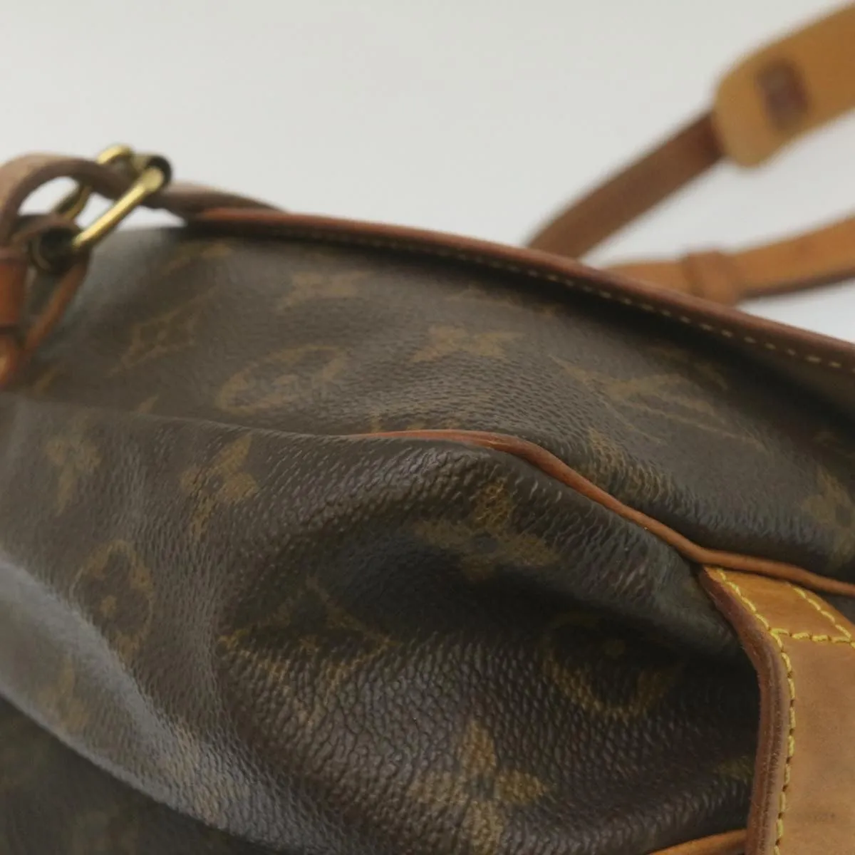 LOUIS VUITTON Monogram Saumur 30 Shoulder Bag M42256 LV 29205