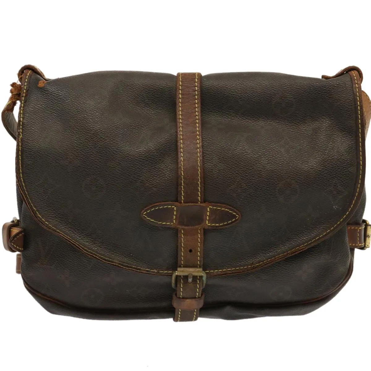 LOUIS VUITTON Monogram Saumur 30 Shoulder Bag M42256 LV 70706