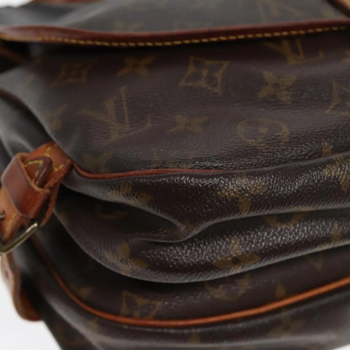 LOUIS VUITTON Monogram Saumur 30 Shoulder Bag M42256 LV 82220