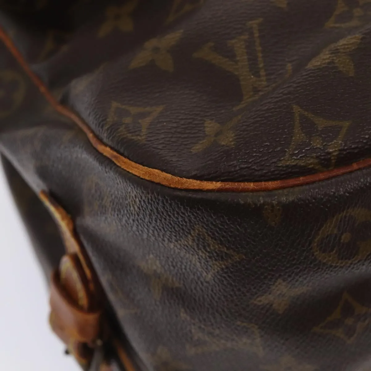 LOUIS VUITTON Monogram Saumur 35 Shoulder Bag M42254 LV 81387