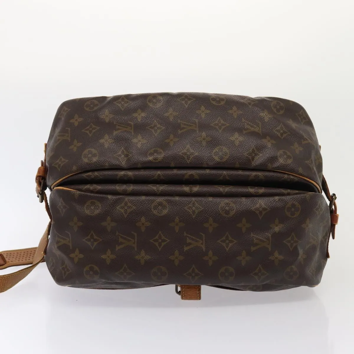LOUIS VUITTON Monogram Saumur 35 Shoulder Bag M42254 LV 81387