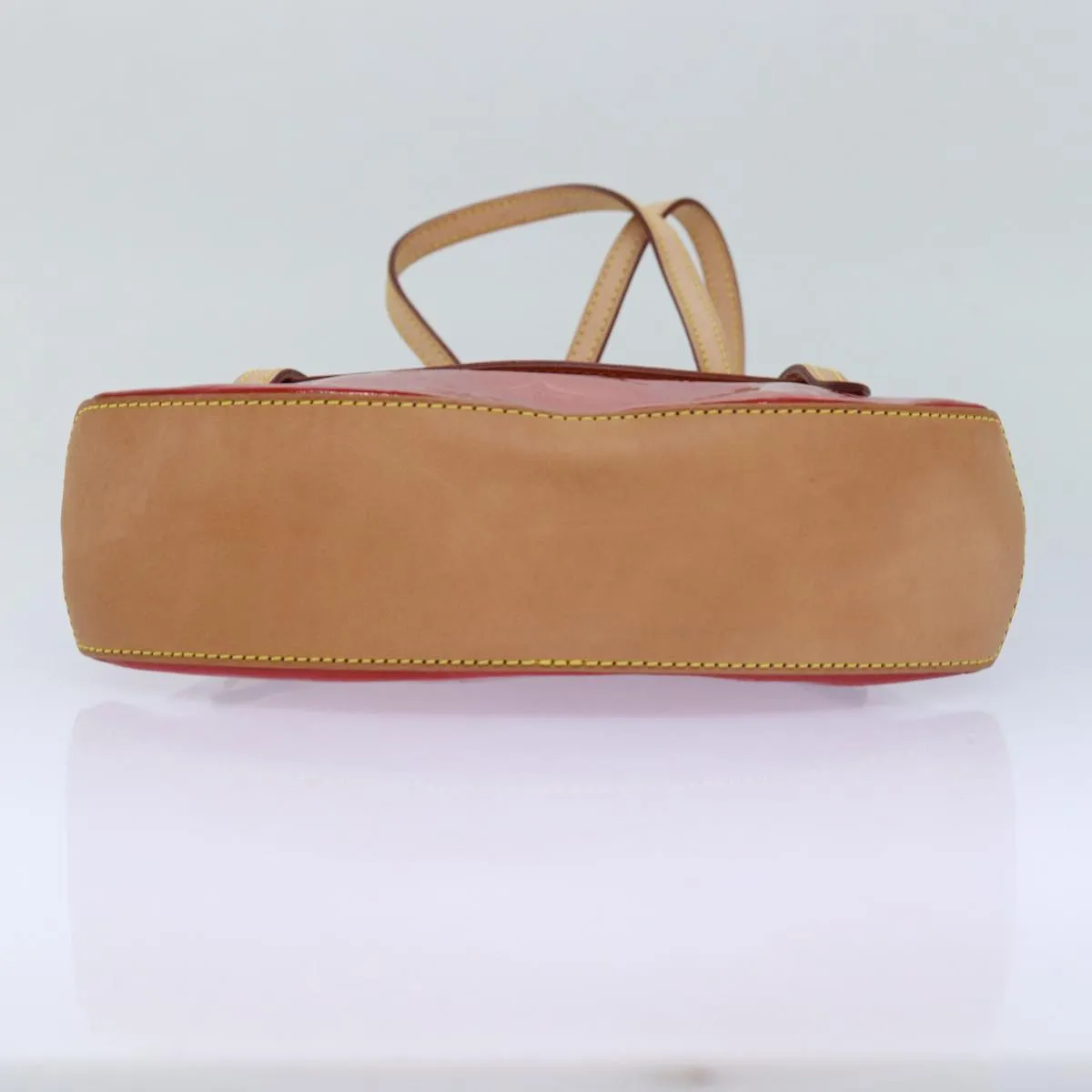 LOUIS VUITTON Monogram Vernis Biscayne Bay PM Bag Rouge M91291 LV 85002