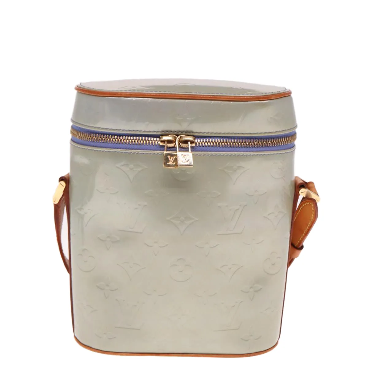 LOUIS VUITTON Monogram Vernis Sullivan Vertical Bag Lavande M91258 LV 76767