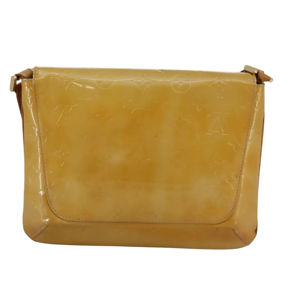 LOUIS VUITTON Monogram Vernis Thompson Street Bag Beige M91301 LV 110743